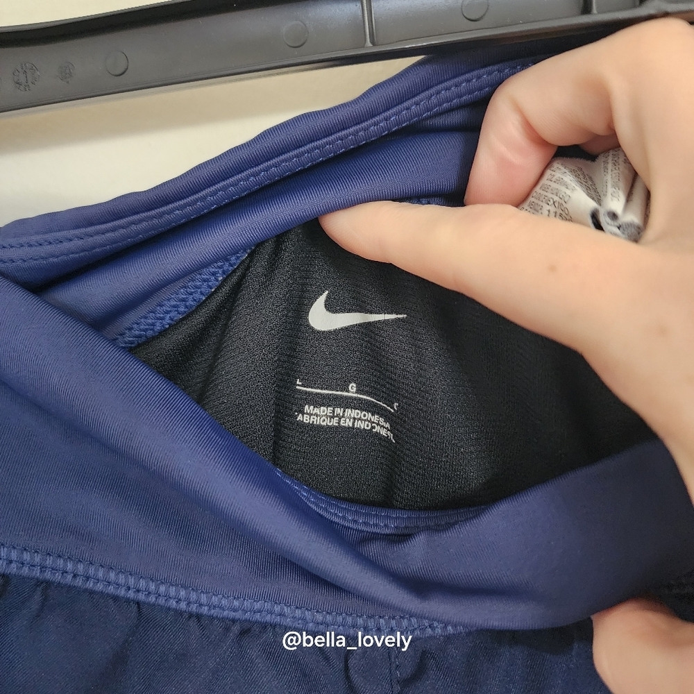 Nike Women's Midnight Blue Shorts Swim Or Casual With Liner - Picture 4 of 8